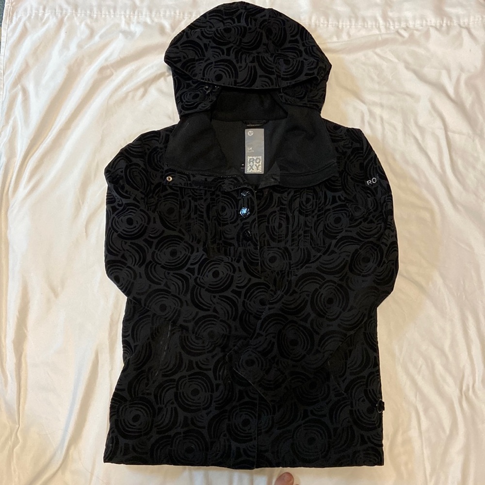 ROXY Women Winter Coat Black Size Small